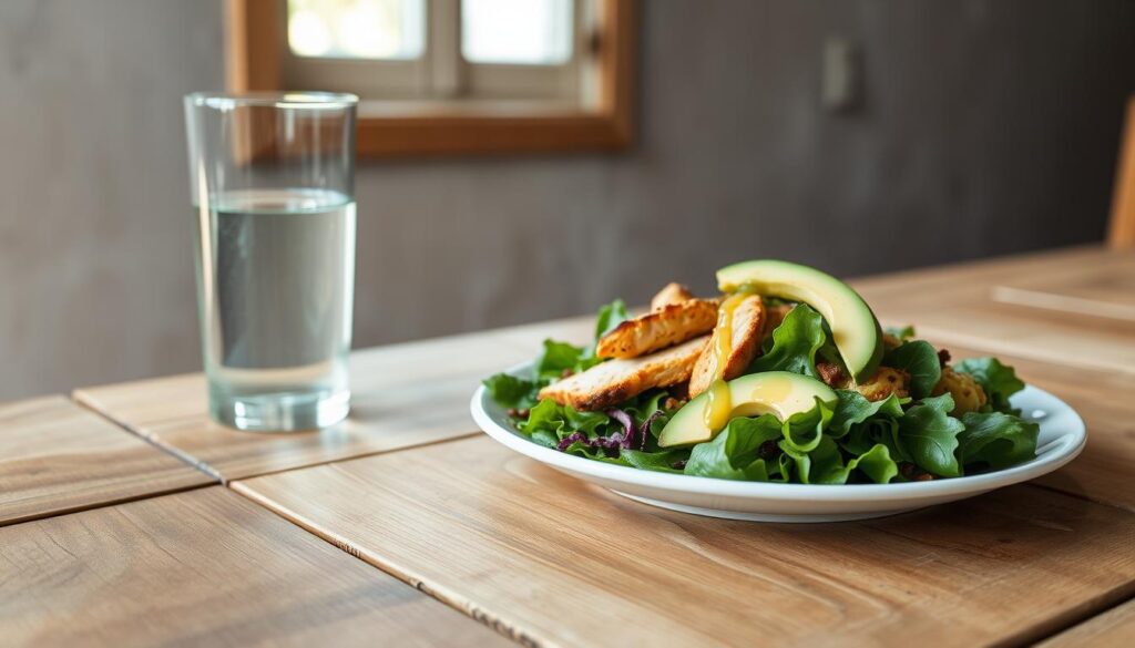 almuerzo saludable bajo en carbohidratos