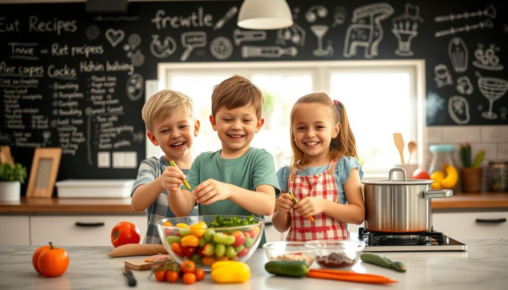 beneficios de cocinar con niños beneficios de cocinar con niños