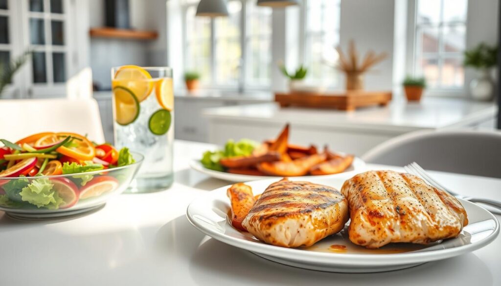 cena ligera para perder peso