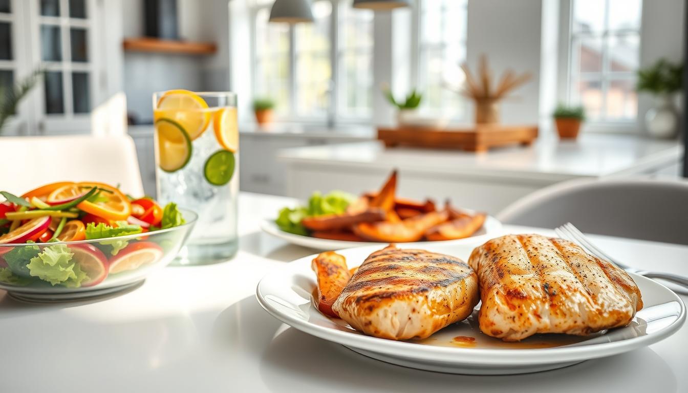 cena ligera para perder peso