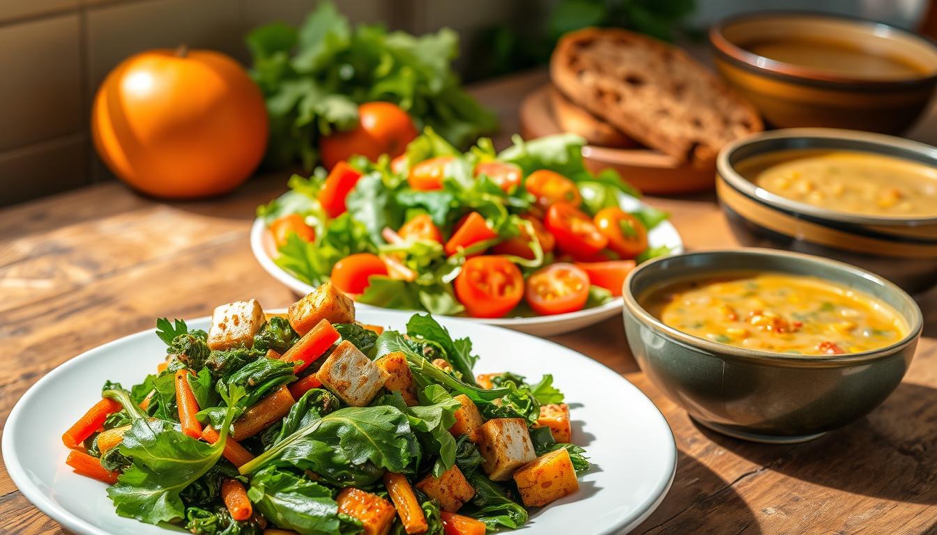 cena ligera vegana