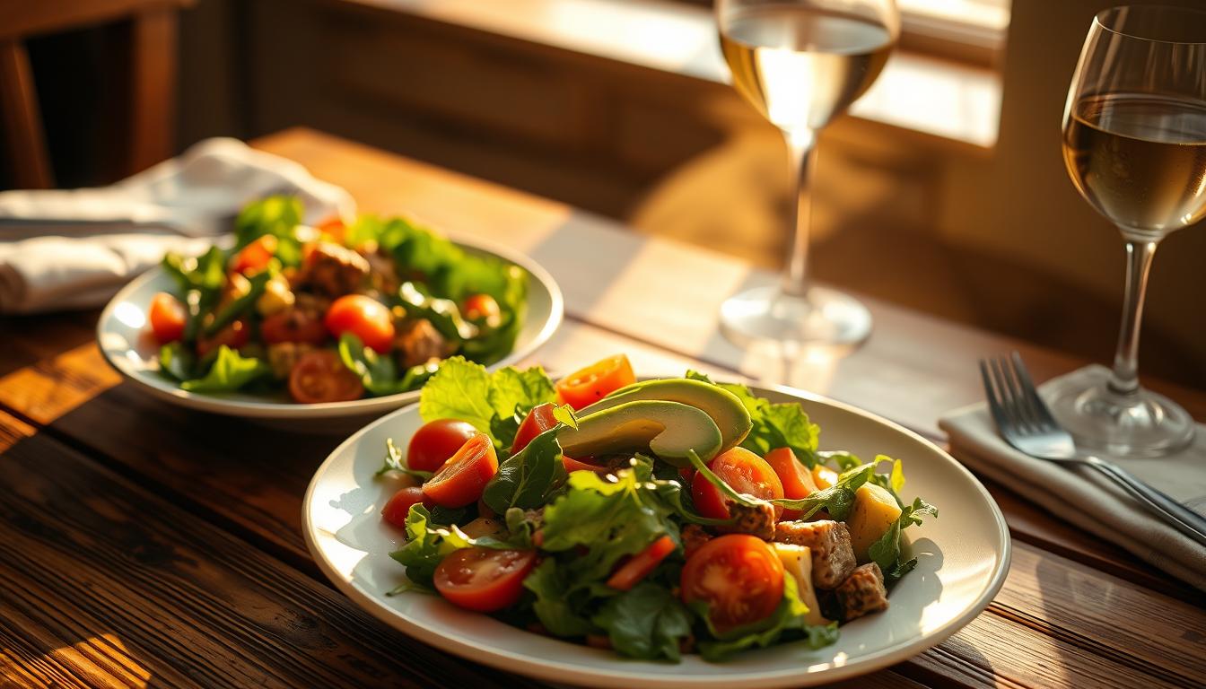 cena ligera vegetariana