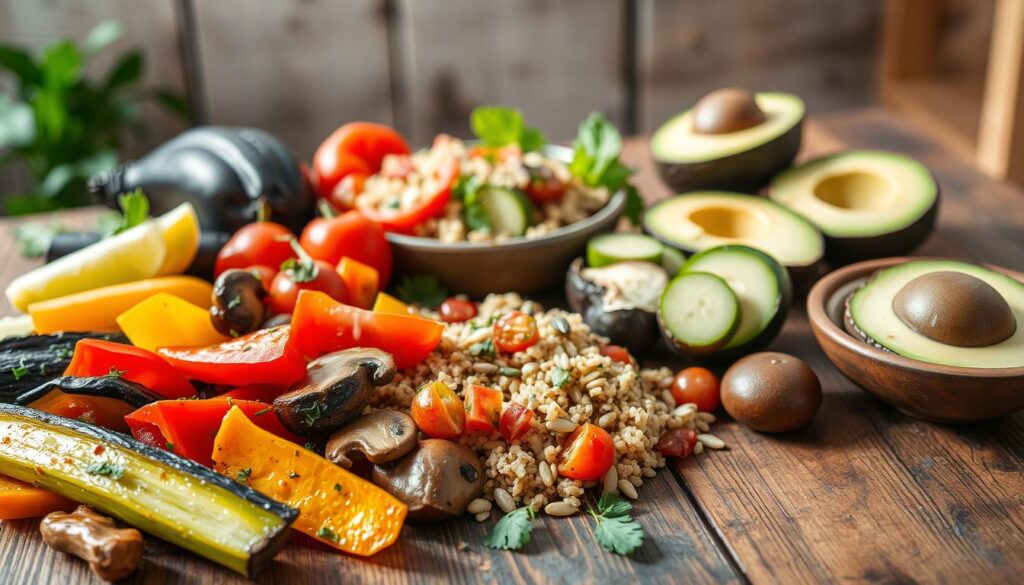 combinación de sabores en almuerzos vegetarianos combinación de sabores en almuerzos vegetarianos