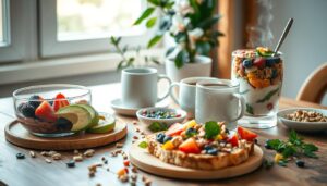desayuno saludable vegano