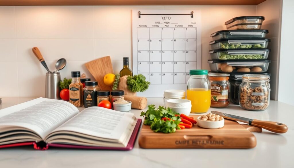 planificación de comidas keto