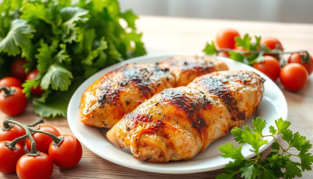 pollo como fuente de proteína Almuerzos Saludables con Pollo